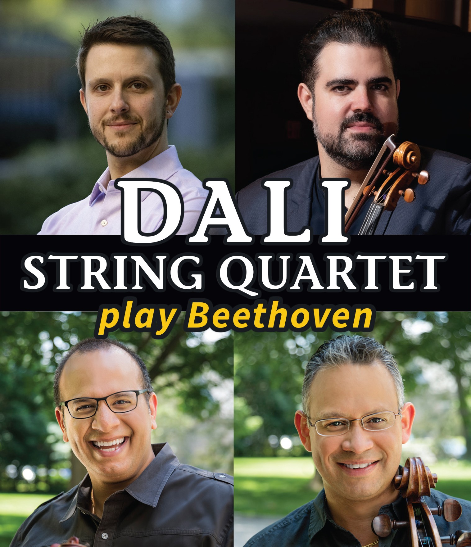 March 6 & 8, 2026 - Dali Quartet.